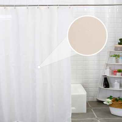 Waterproof padded polyester mildew tile bathroom luxury hotel IKEA shower curtain