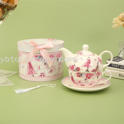 Ceramic Cup Dish Pot Set Daily Necessities Crafts One-Person Pot Kitchen Supplies Daily Necessities Home Teapot Sets Teapot