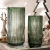 U Series Column Glass Vase Vertical Striped Minimalist Roman Living Room Flower Vase Home Decoration Vase Furnishings