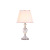 Nordic Crystal Lamp Decorative Table Lamp Bedroom Bedside Creative Living Room Study Hotel Luxury Room Lamp