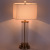 Light Luxury Table Lamp Golden Crystal Glass Stick Creative Simple Post-Modern Bedroom Bedside Lamp Model Room Living Room Decoration