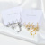 High Sense Korean Earrings Set Simple and Light Luxury Hip Hop Tassel Earrings Female Zircon Micro Inlaid Exaggerated Personalized