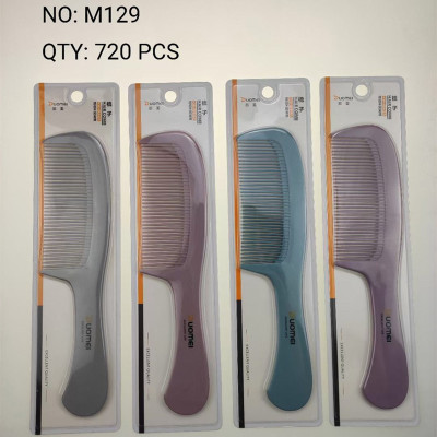 Suction Card Packaging Large Plastic Handle Comb Boutique Comb