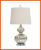 American Style Desk Lamp Crystal Pattern Glass Lamp Home Bedroom Bedside Lamp Hotel Model Room Table Lamp