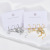 Cross-Border Supply High Sense Korean Earrings Set Simple and Light Luxury Tassel Earrings Zircon Micro Ear Clip Ear