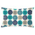 Amazon Cross-Border Home Geometry Peach Skin Fabric Lumbar Cushion Cover Nordic Style Sofa Printed Pillowcase Office Lumbar Cushion