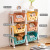Children's Toy Storage Rack Kitchen Multi-Layer Floor Storage Snack Trolley Rack Picture Book Bookshelf Organizing Rack