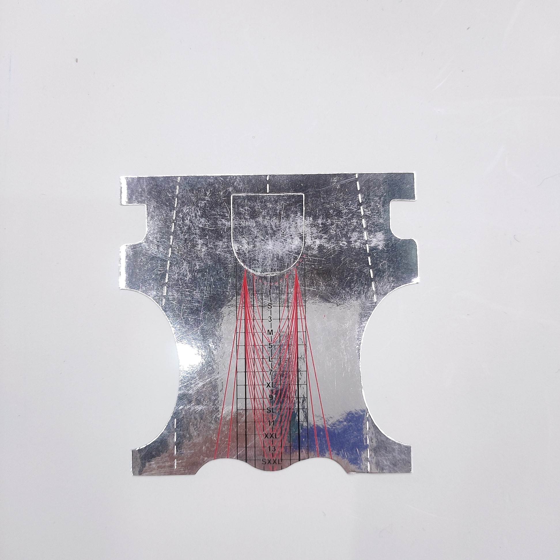 企飞美甲工具 延长甲神器法式甲光疗蝴蝶长方指甲纸托 美甲店用