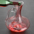Creative Oblique Cut High Transparent Glass Wine Decanter Red Wine with Handle Wine Container Wine Container Factory Direct Sales
