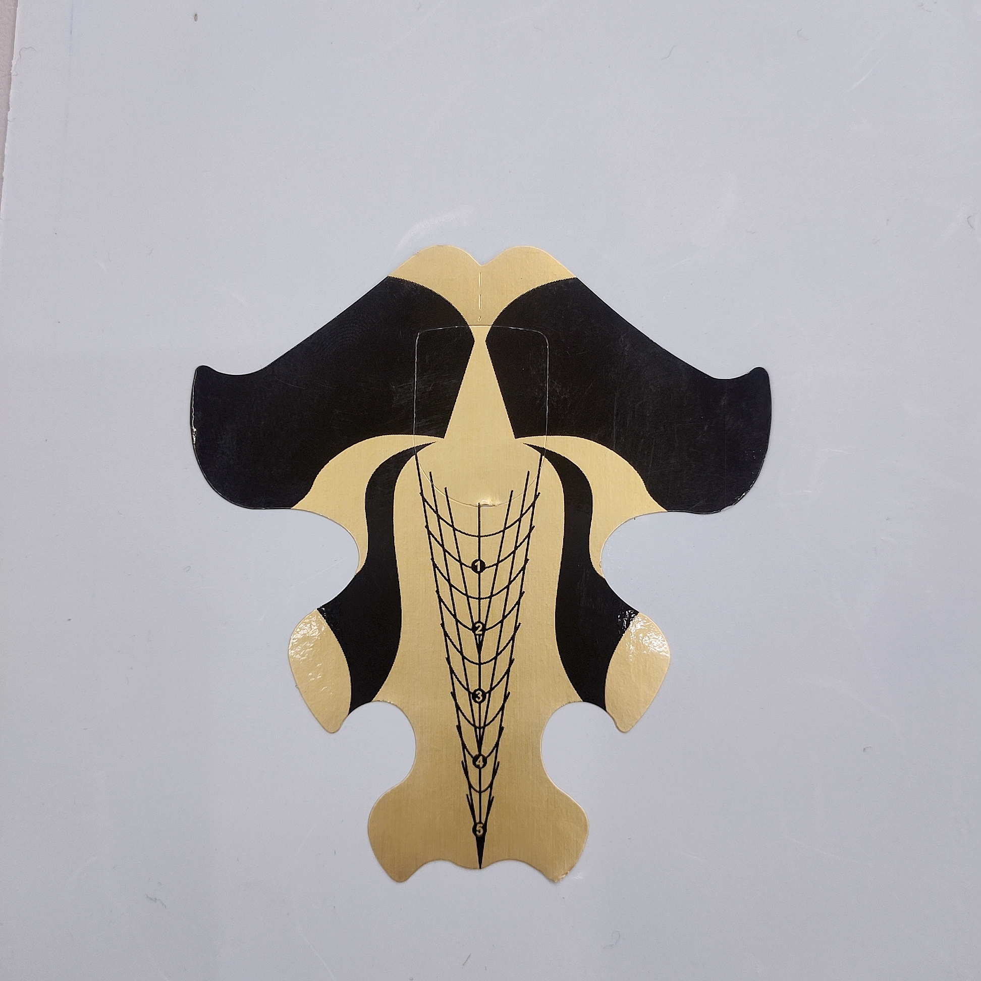 企飞美甲工具 延长甲神器法式甲光疗蝴蝶长方指甲纸托 美甲店用