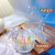 Super Nice Ins Transparent Glass Storage Jar Retro Korean Style Yurt Desktop Jewelry Storage Box Candy Jar