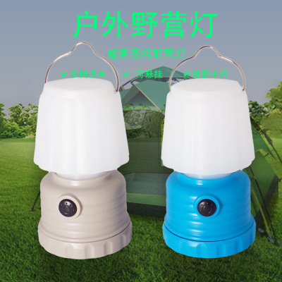 Retro Barn Lantern Led Portable Outdoor Lighting Hook New Camping Lamp Plastic Battery Tent Light