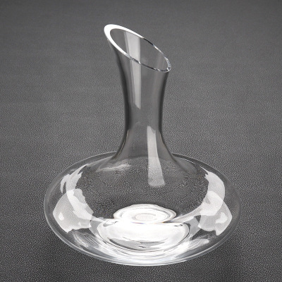 Crystal Glass Wine Decanter Oblique Pot Big Belly Decanter Cold Cut Decanter Gift Factory Direct Sales