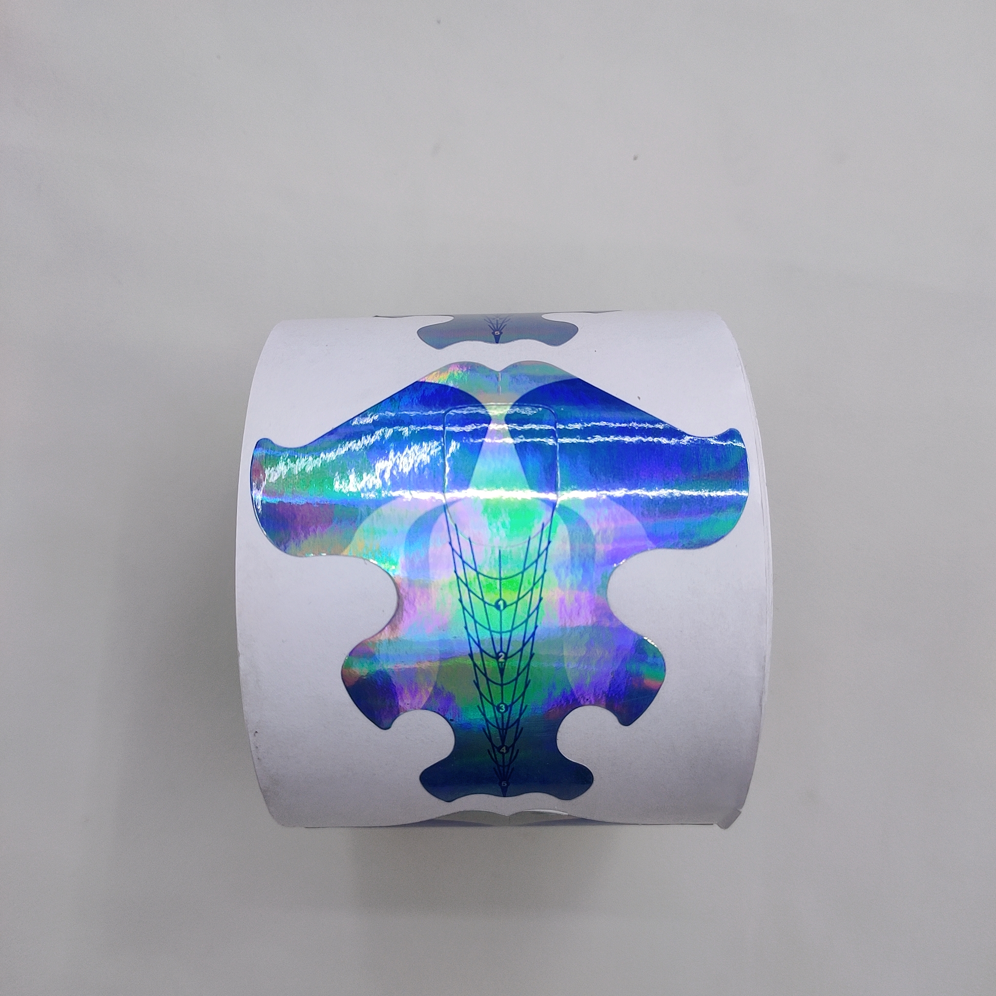 企飞美甲工具 延长甲神器法式甲光疗蝴蝶长方指甲纸托 美甲店用