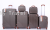 Luggage Suitcase, Luggage Trolley Case Abs Zipper 6-Piece Set with Cosmetic Bag Set