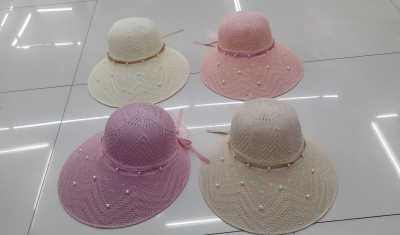 Straw Hat Female Summer Little Fresh Big Brim Travel Sun Shade Vacation Beach Sun Protection Sun Bucket Hat