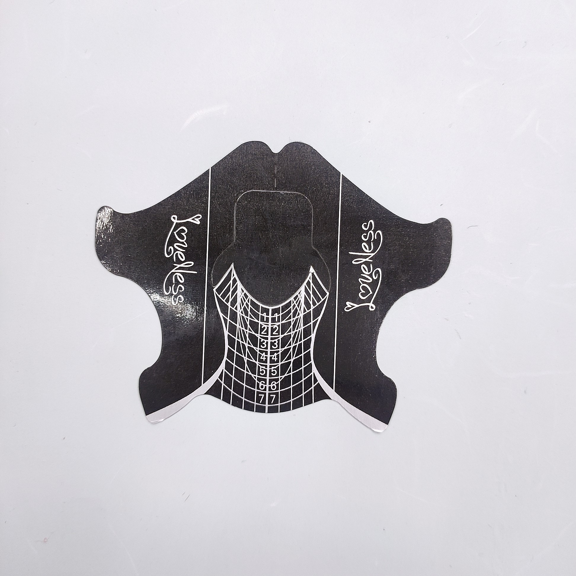 企飞美甲工具 延长甲神器法式甲光疗蝴蝶长方指甲纸托 美甲店用