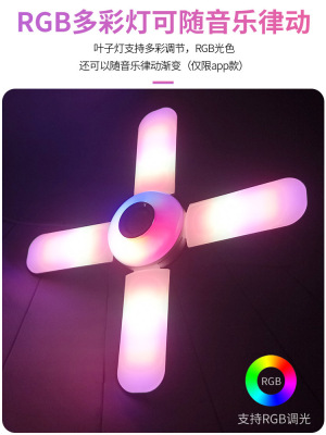 LED Colored Bulb Screw Bluetooth Remote Control for Soundbox a Color-Changing Lamp Ambience Light Home KTV Colorful Magic Ball Rotating Light