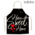 2022 New Black Letter Linen Apron Creative Kitchen Baking Apron Oil-Proof Sleeveless Coverall