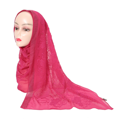 Huali Silk Embroidery Scarf. Silk , Scarf Middle Eastern clothing Muslim style headscarf