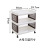 Multi-Layer Storage Shelf Household Noble Living Room Storage Layer Shelf Kitchen Vegetable and Fruit Storage Shelf