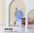 Colorful Lights Usb Rechargeable Small Fan Cartoon Outdoor Portable Fan