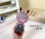 Colorful Lights Usb Rechargeable Small Fan Cartoon Outdoor Portable Fan