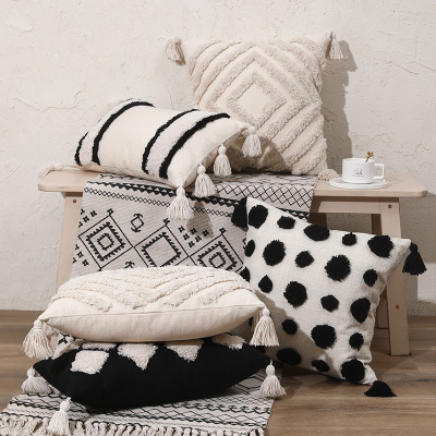 Bohemian Nordic Ins Pillow Office Sofas Cushion Homestay Hotel Moroccan Tufted Pillow