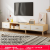Nordic TV Cabinet and Tea Table Combination Modern Minimalist Living Room Retractable TV