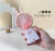 Colorful Lights Usb Rechargeable Small Fan Cartoon Outdoor Portable Fan
