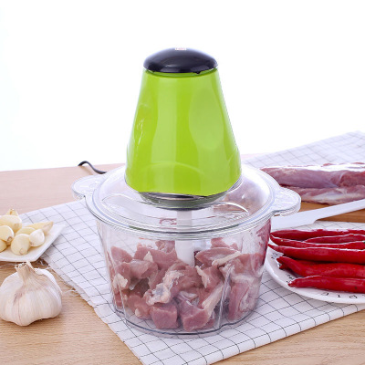 Plastic Meat Grinder Home Use and Commercial Use Electric Meat Grinder Stainless Steel Automatic Dumpling Stuffing Stir Meat Chopper Small Meat Chopper
