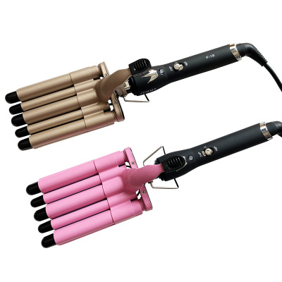 F-15 Hair Curler Egg Roll 5 Sticks Hair Curler 5 Tubes Water Ripple Hair Curler Large Roll Hair Perm