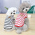 Pet Clothing Dog Clothes Spring and Summer New Poodle Pet Clothing Summer Thin 21 Casual Striped Vest