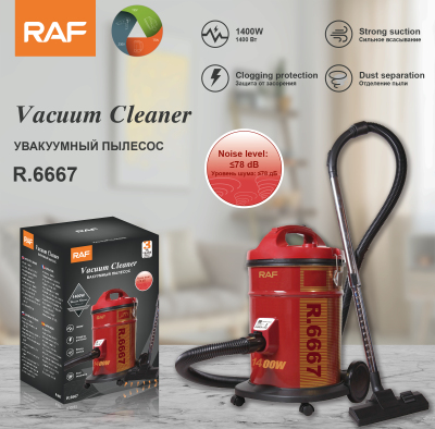New RAF Handheld Vacuum Cleaner Mute High Power Strong Suction Vacuum Cleaner Household Factory Direct Sales 6667