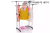 Single and Double Poles Clothes Hanger, Telescopic Rod, All-Steel Semi-Iron Clothes Hanger Floor Simple Clothes Hanger