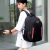 Backpack Men Travel Business Casual Backpack Outdoor Travel Large-Capacity Backpack Student School Black Schoolbag
