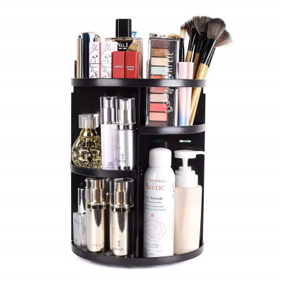 Rotating Cosmetics Storage Box Storage Rack Skin Care Products Makeup Brush Lipstick Desktop Storage Box