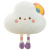 Cute Cloud Pillow Plush Doll Internet-Famous Toys Nap Pillow Bread Sleeping Bed Cushion for Leaning on Birthday Gift