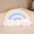 Factory Direct Sales Internet Hot New Rainbow Hand Warmer Pillow Cute Star Moon Afternoon Nap Pillow Plush Cushion Gift