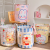 Original Cute Foldable Dirty Clothes Basket Canvas Storage Basket Household Fabrics Sundries Toy Large Size
