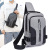 Chest Bag USB Men's Fashion Chest Bag New Korean Style Trendy Women's Backpack Casual Bag Nylon Shoulder Messenger Bag