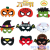 Children's Cartoon Animal Felt Mask Halloween Felt Non-Woven Mask Eye Mask Party Masquerade Mask