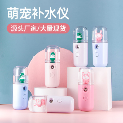 Cute Pet Creative Water Replenishing Instrument Mini Water Replenishing Instrument Portable Sprayer Rechargeable Small Portable Beauty Humidifier