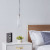 Internet Celebrity Nordic Hanging Line Lamp Creative Modern Personality Simple Restaurant Bar Counter Front Desk Bedroom Bedside Small Droplight Glass