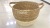 Hand-Woven Basket Double Handle Cattail Rope Storage Basket Household Office Sundries Dirty Clothes Corn Husk Woven Storage Basket