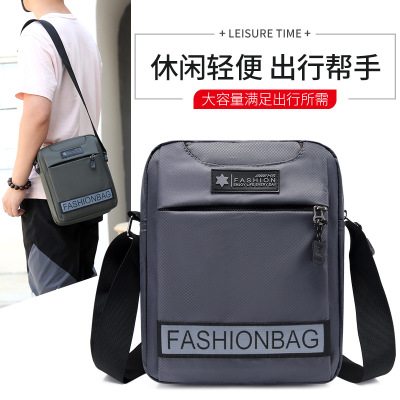 New Men's Casual Bag Men's Business Bag Lightweight Oxford Cloth Bag Fashion Korean Style Men's Messenger Bag
