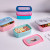 Factory Supply Plastic Compartment Lunch Boxes Children's Lunch Box Custom Logo Plastic Lunch Box