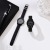 Jingis Women's Fashion Simple Small Black Watch TikTok Same Style New Trendy All-Match Student Quartz Watch