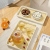 J85-046 Creative Drain Tray Cup Holder Household Living Room Creative Rectangle Water Cup Tea Tray Kitchen