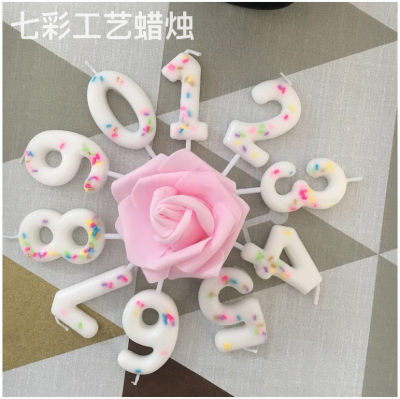 Factory Wholesale Birthday Candle Personalized Creative Digital Cake Candle Birthday Party Baking Decoration Digital Candle